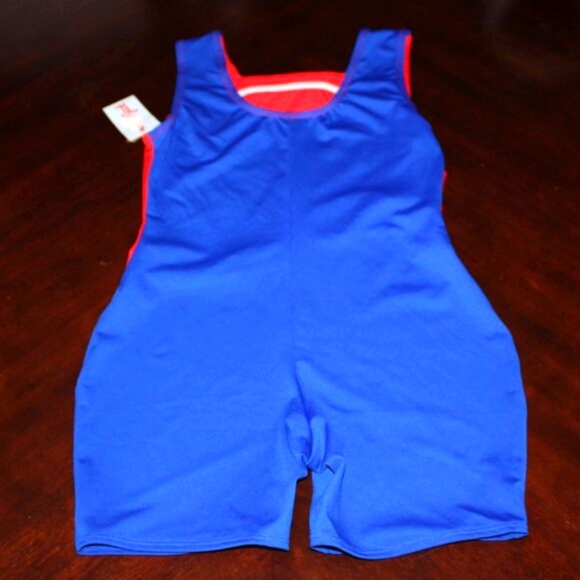 Cat & Jack Red, White & Blue Sparkle Gymnastics Leotard – XL (14) | NWT - Picture 3 of 4